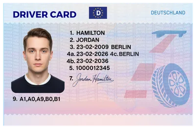 Germany Driver's License — Front